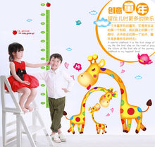 Cartoon giraffe height Children bedroom background decoration stickers on the wall SM6