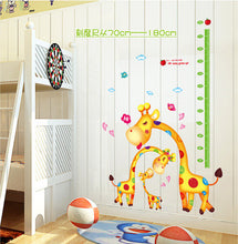 Cartoon giraffe height Children bedroom background decoration stickers on the wall SM6