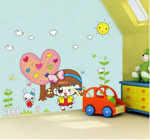 Cartoon of children room decoration on the small Q household decorates a wall to stick on the wall SM6