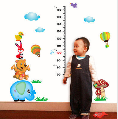 Cartoon tailored walls high close-fitting feet stickers The nursery room animal stickers removable wall stickers SM6