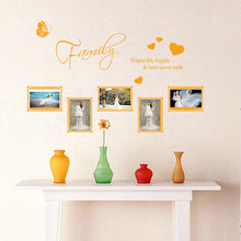Carved English frame sitting room background wall stickers foreign trade wholesale waterproof bedroom can be removed SM6