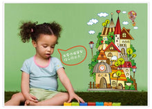 Castle children room wall stickers in the household adornment wall stick on the wall SM6