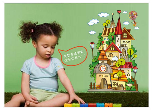 Castle children room wall stickers in the household adornment wall stick on the wall SM6