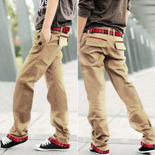 Casual Adult Menulti-colored Cotton Straight S Trousers Slim Fit Pant-XXL  SM6