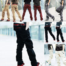 Casual Adult Menulti-colored Cotton Straight S Trousers Slim Fit Pant-XXL  SM6