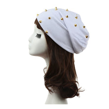 Casual Beanies Women Knitted Cap Solid Color Hip-hop Slouch Skullies Bonnet Cap Hat SM6