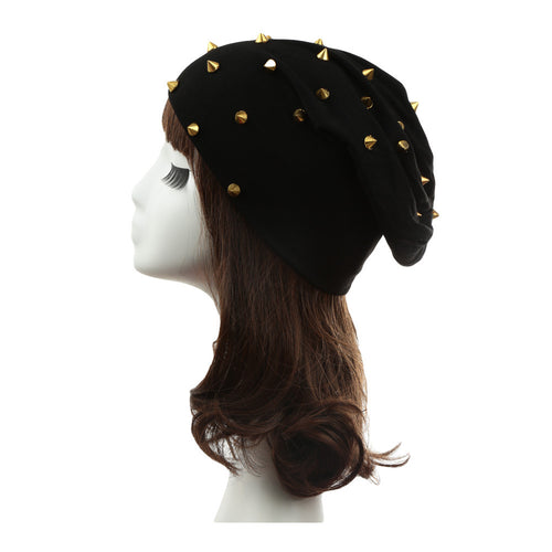 Casual Beanies Women Knitted Cap Solid Color Hip-hop Slouch Skullies Bonnet Cap Hat SM6