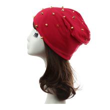 Casual Beanies Women Knitted Cap Solid Color Hip-hop Slouch Skullies Bonnet Cap Hat SM6