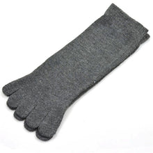 Casual Breathable Men's S Five Finger Toe Socks Solid Long Ankle Cotton Socks New PY6 SM6