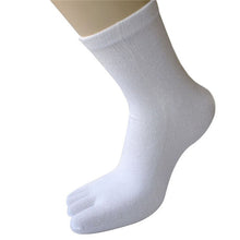 Casual Breathable Men's S Five Finger Toe Socks Solid Long Ankle Cotton Socks New PY6 SM6