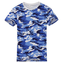 Casual Camouflage T-shirt Men Cotton Army Tactical Combat Military Camo Camp Fashion Tee Shirt Homme SM6