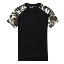 Casual Camouflage T-shirt Men Cotton Army Tactical Combat Military Camo Camp Fashion Tee Shirt Homme SM6