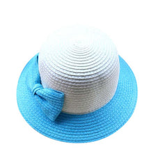Casual Kids Girls Sun Hat Toddler Beach Bucket Hat Baby Girls Kids Bowknot Straw Caps 5 Sizes SM6