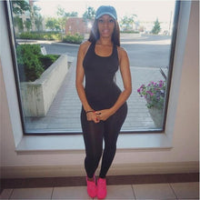 Casual Outfit For Women Sleeveless Slim Women Jumpsuit Summer Fitness One Piece Jumpsuit Sexy Rompers Women #1521 SM6