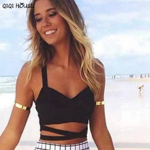 Casual Short Tank Top Cross Backless Strapless Top Sleeveless Tank Bustier Bra Tank Roupas Feminina#A927 SM6