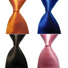 Casual Slim Men Ties Small Plaid Skinny Neck Party Wedding Tie Silk Necktie SM6