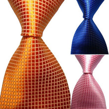 Casual Slim Men Ties Small Plaid Skinny Neck Party Wedding Tie Silk Necktie SM6