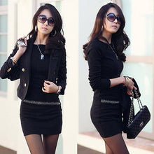 Casual Women Ladies OL Office Dress Rhinestone O Neck Long Sleeve Party Mini Dresses Bodycon Dress Vestidos SM6