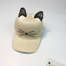 Cat Ear Pattern Women Cap Sequin Kawaii Baseball Caps Summer Fashion Snapback Snapback Gorras Beisbol#99 SM6