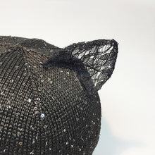 Cat Ear Pattern Women Cap Sequin Kawaii Baseball Caps Summer Fashion Snapback Snapback Gorras Beisbol#99 SM6