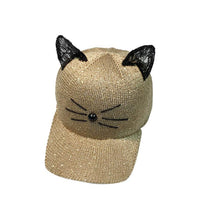 Cat Ear Pattern Women Cap Sequin Kawaii Baseball Caps Summer Fashion Snapback Snapback Gorras Beisbol#99 SM6