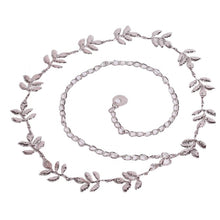 Ceinture Femme Woman Dress Accessories Metal Leaves Belt Alloy Leaf Waistbelt Cintos Para As Mulheres#B725 SM6