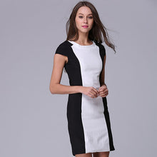 Celebrity Women Sexy Slim Sleeveless Splice Casual Dress Bodycon Dresses S-XXL SM6