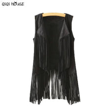 Chamois Women Coats Sleeveless Tassel Korean Fashion Clothing Autumn Faux Suede Ethnic Cardigan Manteaux Femme#D929 SM6