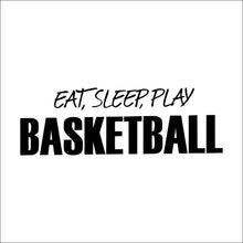 Characters "Basketball Eat Sleep Play" wall stickers home decor decals art For Kids Room  PVC 46*57CM SM6