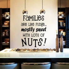Characters "Families are like" wall stickers home decor decals decoration Characters  NEW PVC 57*59CM SM6