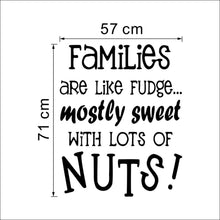 Characters "Families are like" wall stickers home decor decals decoration Characters  NEW PVC 57*59CM SM6