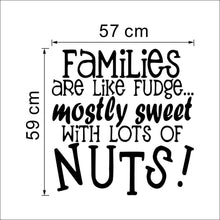 Characters "Families are like" wall stickers home decor decals decoration Characters  NEW PVC 57*59CM SM6