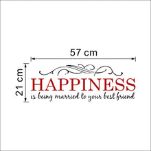 Characters "Happiness" wall stickers home decor decals home decoration  NEW PVC 21*57CM SM6