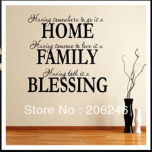 Characters "Having Someone To Love Is A Family" Vinyl Wall Art Decals Window Stickers Home Decor SM6