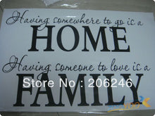 Characters "Having Someone To Love Is A Family" Vinyl Wall Art Decals Window Stickers Home Decor SM6