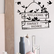 Characters Home Bird signs  NEW Living Room Bedroom Backdrop wall stickers home decoration 31*39CM SM6
