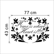 Characters "Home heart" wall stickers home decor decals decoration Characters Pattern  NEW PVC 43*77CM SM6