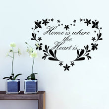 Characters "Home heart" wall stickers home decor decals decoration Characters Pattern  NEW PVC 43*77CM SM6