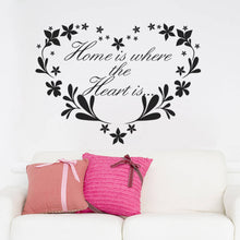 Characters "Home heart" wall stickers home decor decals decoration Characters Pattern  NEW PVC 43*77CM SM6