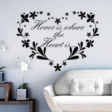 Characters "Home heart" wall stickers home decor decals decoration Characters Pattern  NEW PVC 43*77CM SM6