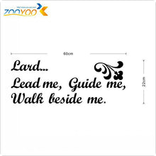 Characters "Lead Me Quide Me" Black PVC Wall Decals Original  Wall Stickers Black Sticker SM6