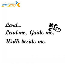 Characters "Lead Me Quide Me" Black PVC Wall Decals Original  Wall Stickers Black Sticker SM6