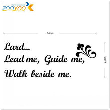 Characters "Lead Me Quide Me" Black PVC Wall Decals Original  Wall Stickers Black Sticker SM6