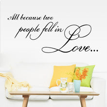 Characters "Love" wall stickers home decor decals decoration Characters  NEW PVC 47*57CM SM6