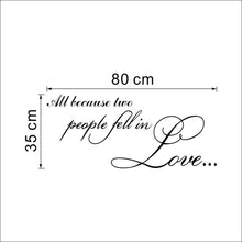 Characters "Love" wall stickers home decor decals decoration Characters  NEW PVC 47*57CM SM6