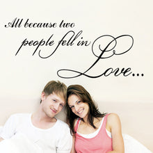 Characters "Love" wall stickers home decor decals decoration Characters  NEW PVC 47*57CM SM6