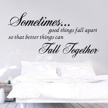 Characters "Sometimes good" Wall Sticker Living Room Removable stickers home decor decoracion vinyl Black 57*78CM SM6