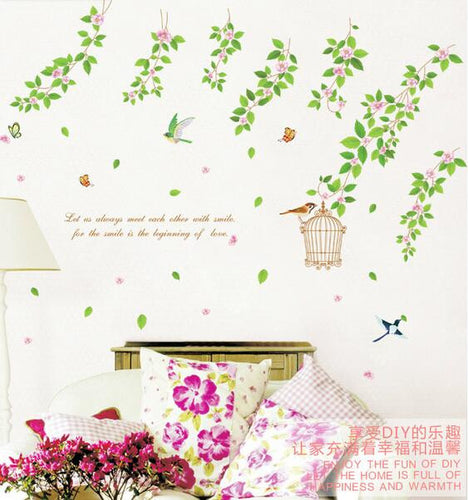 Charactizing a background of the sitting room the bedroom decorate household adornment wall stickers SM6
