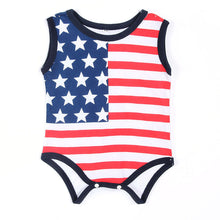 Charm Baby Boys Apparel Girls Toddlers Playsuit Newborn Flag Romper Jumpsuit SM6