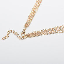 Charm Infinity Crystal Beads Cross Pendant Necklace Lovely Women Multilayer Chain Necklace SM6